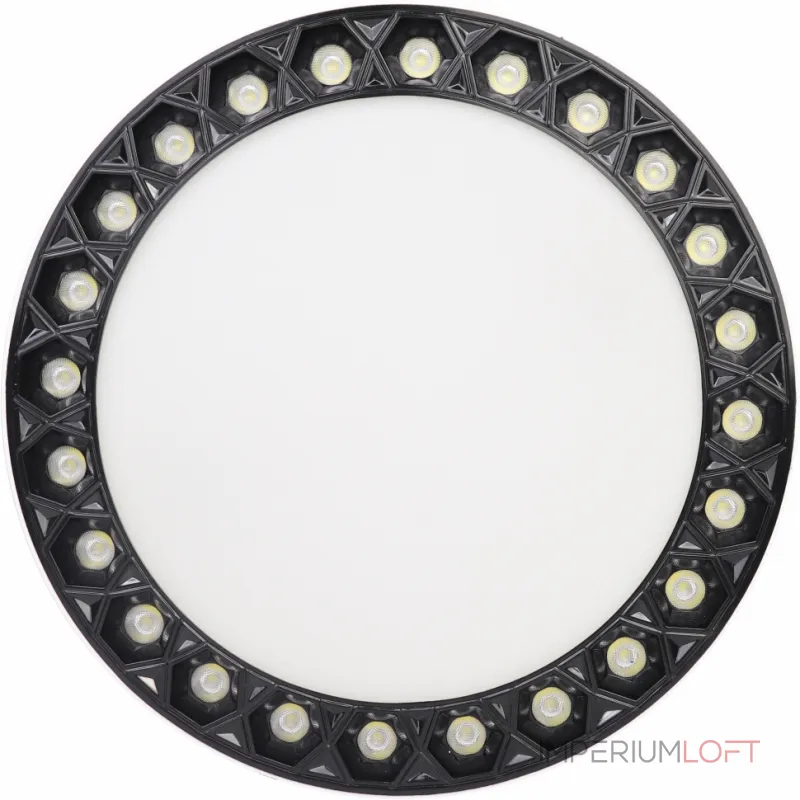 Светильник потолочный iLEDEX Mercury 5552-24W-D165-3/4K-WH+BK