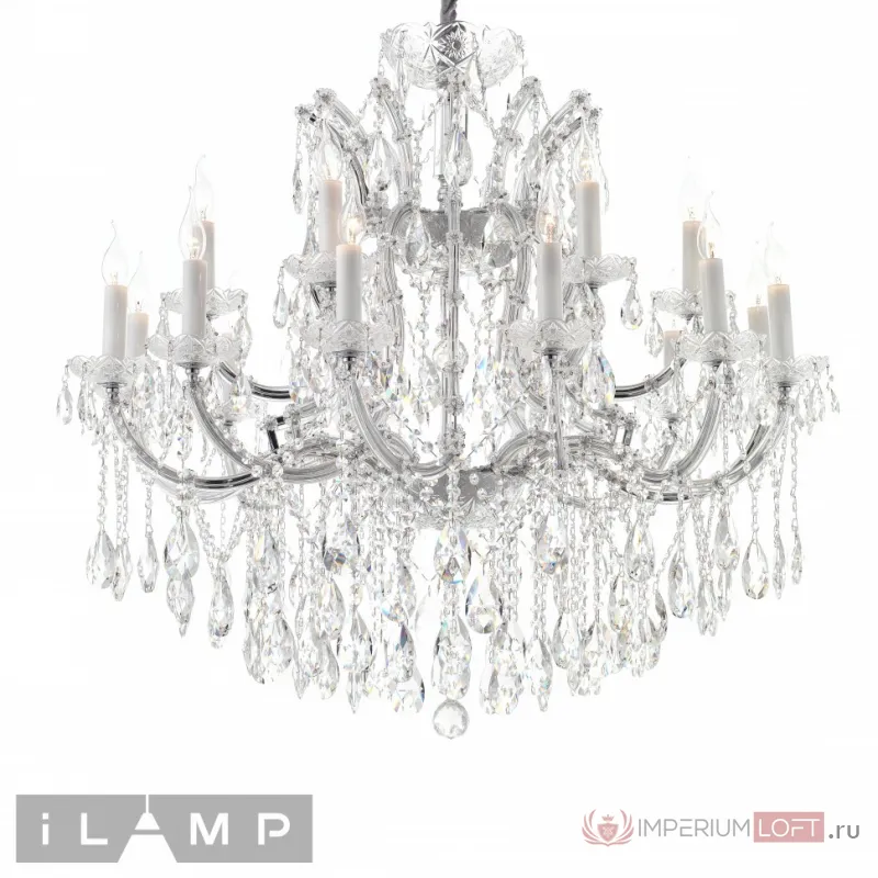 Светильник подвесной iLamp Diamond 6071-18 CR+CL от ImperiumLoft