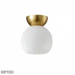 Светильник потолочный iLamp Mono C6079-1 GD+WH
