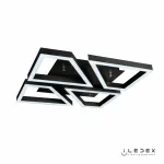 Потолочная люстра iLedex Stellar 8302-550х550-X BK 84W