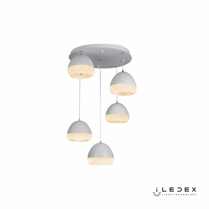 Подвесной светильник iLedex Flake WLD8885-5Y Белый от ImperiumLoft