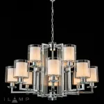 Подвесная люстра iLamp King RM6201-8+4 CR+CL