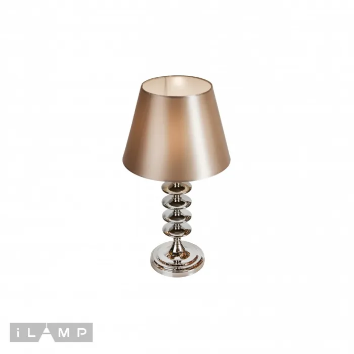 Настольная лампа iLamp Rolling T2406-1 Nickel от ImperiumLoft