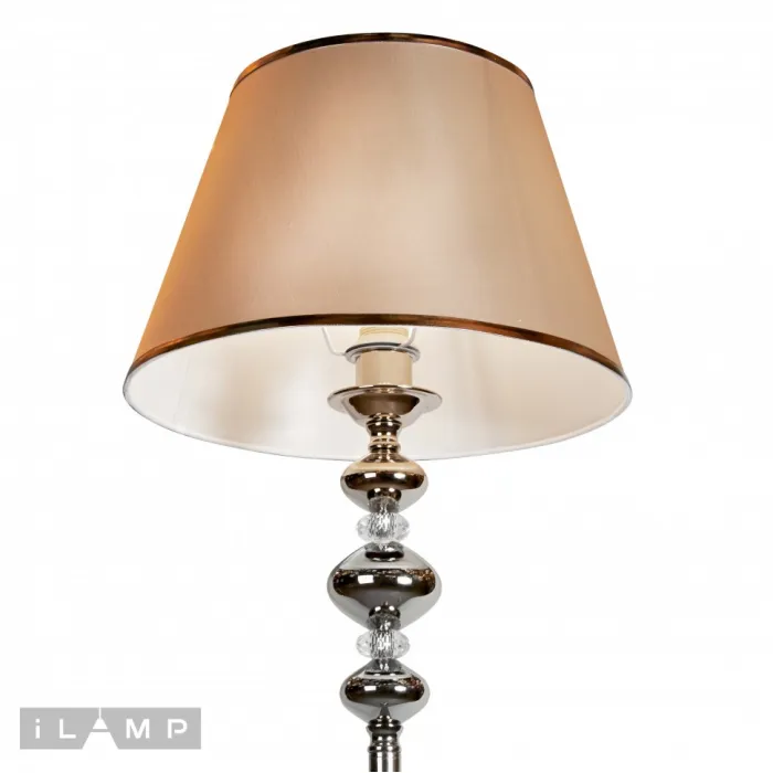 Напольный светильник iLamp Brooklyn F2401-1 Nickel от ImperiumLoft