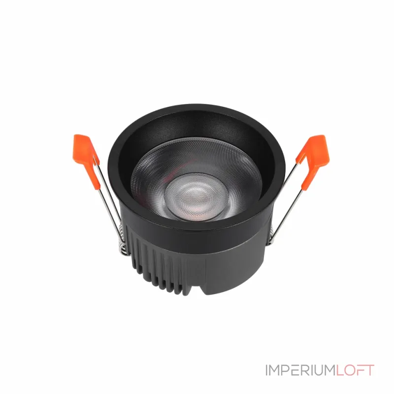 Светильник встраиваемый iLedex Mars DIM 112-12W-D80-4000K-24DG-BK