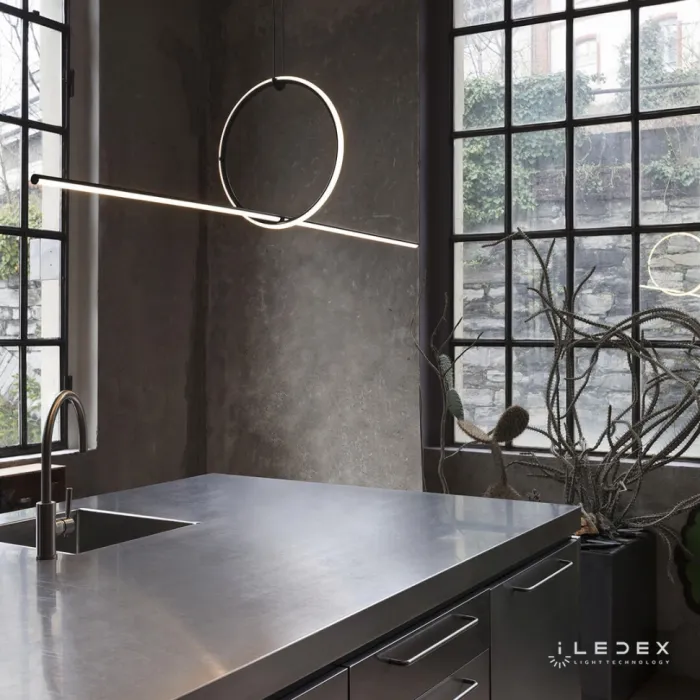 Подвесной светильник iLedex ZOOM 10339P/A2-35W-3000K BLACK&WHITE от ImperiumLoft