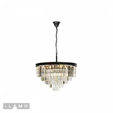 Подвесная люстра iLamp Triumph 6101-600 Черная от ImperiumLoft