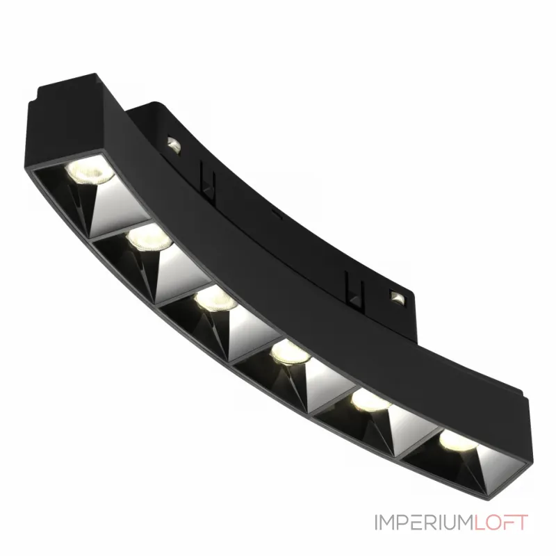 Светильник трековый магнитный радиусный iLEDEX TECHNICAL VISION 4822-033-L188-D600-6W-110DG-3000K-BK от ImperiumLoft Светильник трековый магнитный радиусный iLEDEX TECHNICAL VISION 4822-033-L188-D600-6W-110DG-3000K-BK от ImperiumLoft