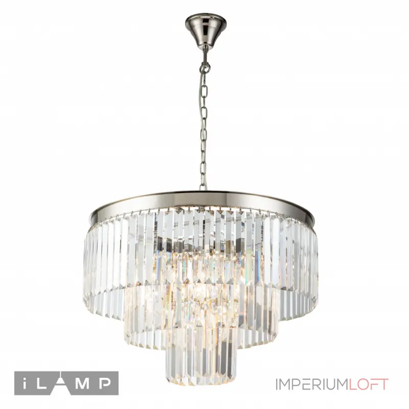 Подвесная люстра iLamp Triumph 7383/8P NICKEL