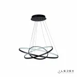 Подвесная люстра iLedex Axis D098-3 ( 8/6/4 ) Чёрный