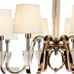 Подвесная люстра iLamp Alesti P2424-8 Nickel от ImperiumLoft