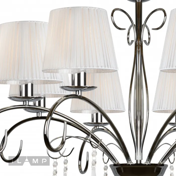 Подвесная люстра iLamp Perfection RM7006/8 Хром от ImperiumLoft