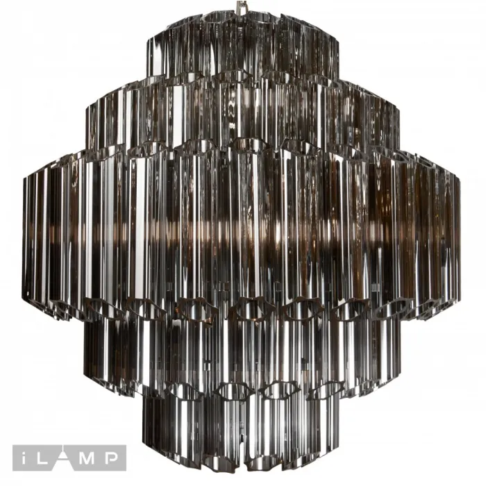 Подвесная люстра iLamp Destiny MD0267-7A CHROME+SMOKY GRAY от ImperiumLoft