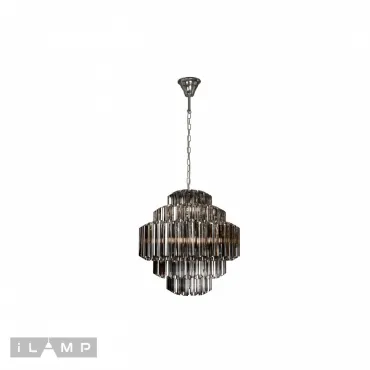 Подвесная люстра iLamp Destiny MD0267-7A CHROME+SMOKY GRAY от ImperiumLoft