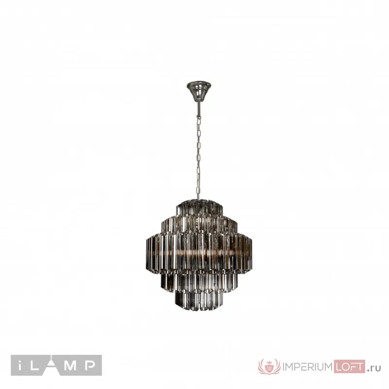 Подвесная люстра iLamp Destiny MD0267-7A CHROME+SMOKY GRAY от ImperiumLoft