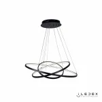 Подвесная люстра iLedex Axis D098-3 ( 8/6/4 ) Чёрный