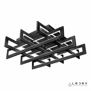 Потолочный светильник iLedex Stalker 9082-800*800-X 192W Чёрный