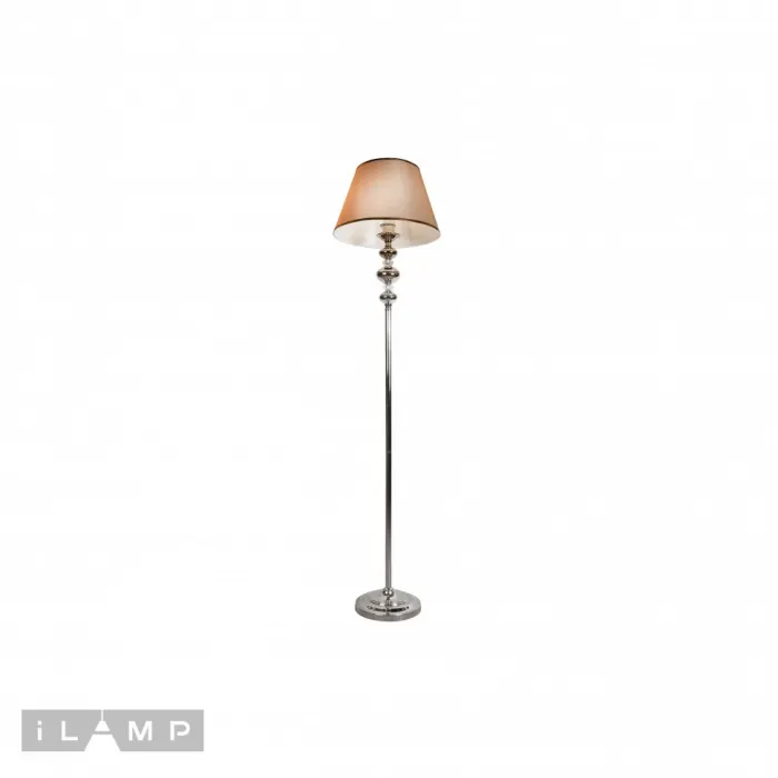 Напольный светильник iLamp Brooklyn F2401-1 Nickel от ImperiumLoft
