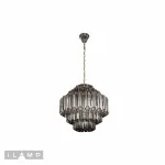Подвесная люстра iLamp Destiny MD0267-7A CHROME+SMOKY GRAY от ImperiumLoft