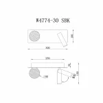 Светильник настенный iLEDEX Telescope W4774-30 SBK от ImperiumLoft