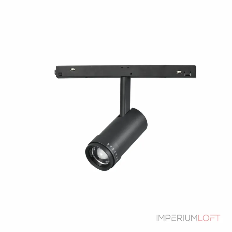 Светильник трековый магнитный поворотный iLEDEX TECHNICAL VISION ZOOM 4822-020-D47-10W-10/60DG-3000K-BK
