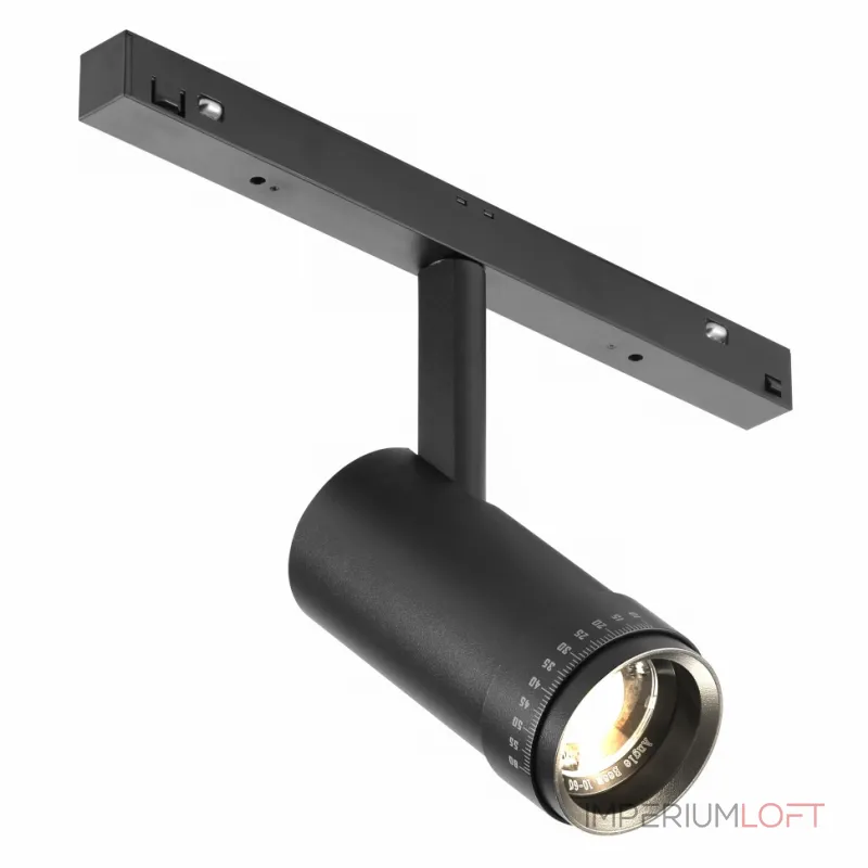 Светильник трековый магнитный поворотный iLEDEX TECHNICAL VISION ZOOM 4822-020-D47-10W-10/60DG-3000K-BK