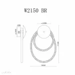 Светильник настенный iLedex Cross W2150 BR от ImperiumLoft