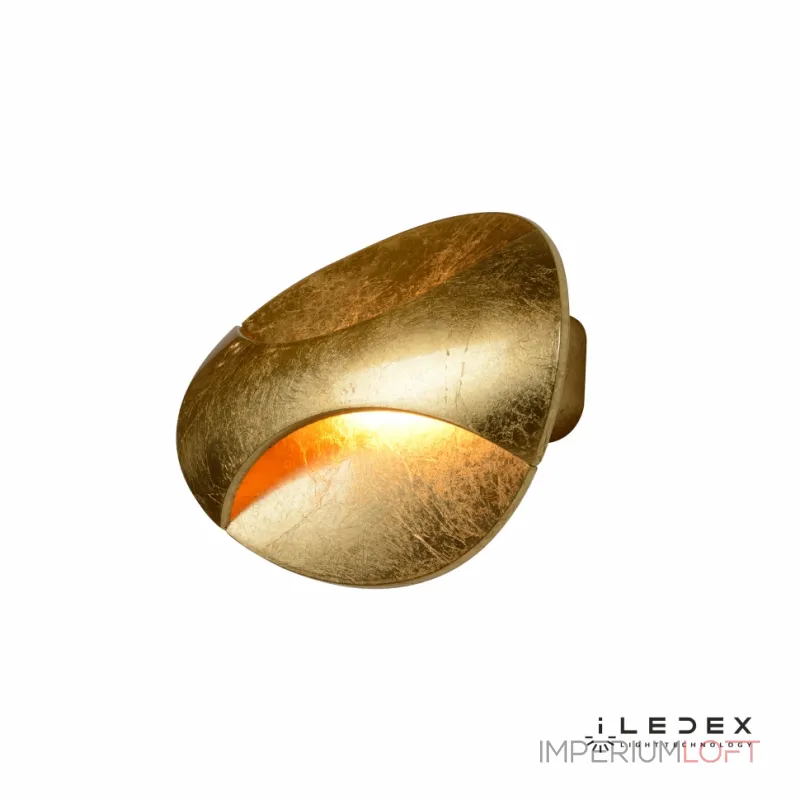 Настенный светильник iLedex Flux ZD8151-5W 3000K gold foil Настенный светильник iLedex Flux ZD8151-5W 3000K gold foil