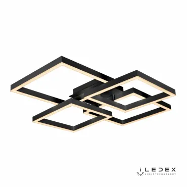 Потолочный светильник iLedex Grace 8139-400+350-X-T 3000-6000K Чёрный Потолочный светильник iLedex Grace 8139-400+350-X-T 3000-6000K Чёрный