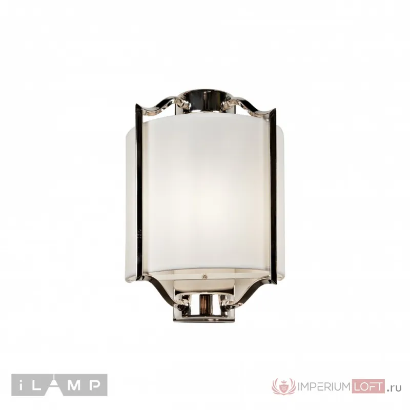 Настенный светильник iLamp Divole W2442-1 Nickel от ImperiumLoft