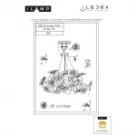 Подвесная люстра iLAMP Savage 9070-D800 GD