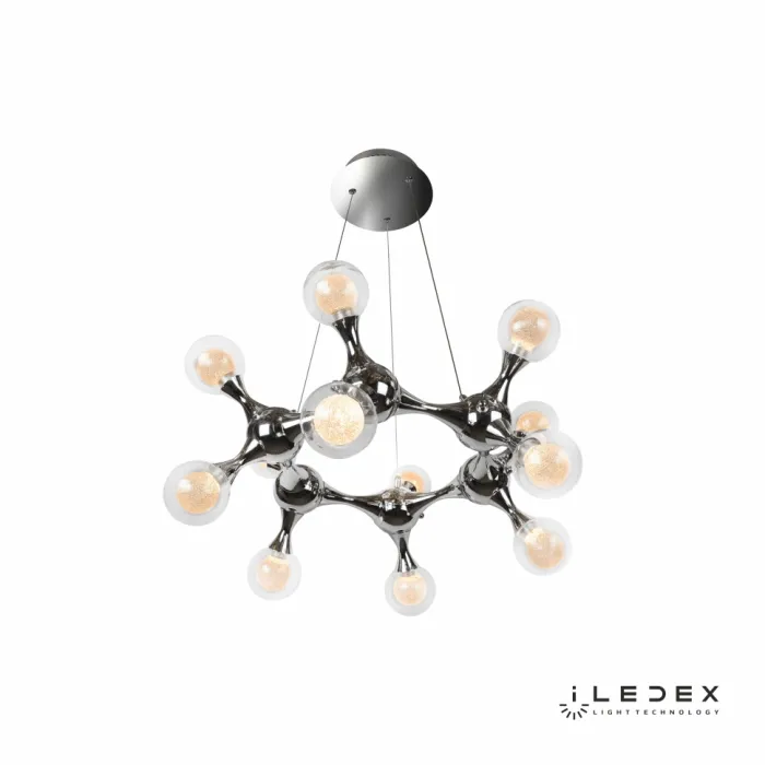 Подвесной светильник iLedex Blossom C4465-12R 3000K Хром от ImperiumLoft
