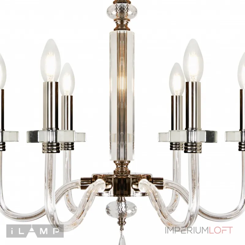 Подвесная люстра iLamp Vibe P9474-6 Nickel