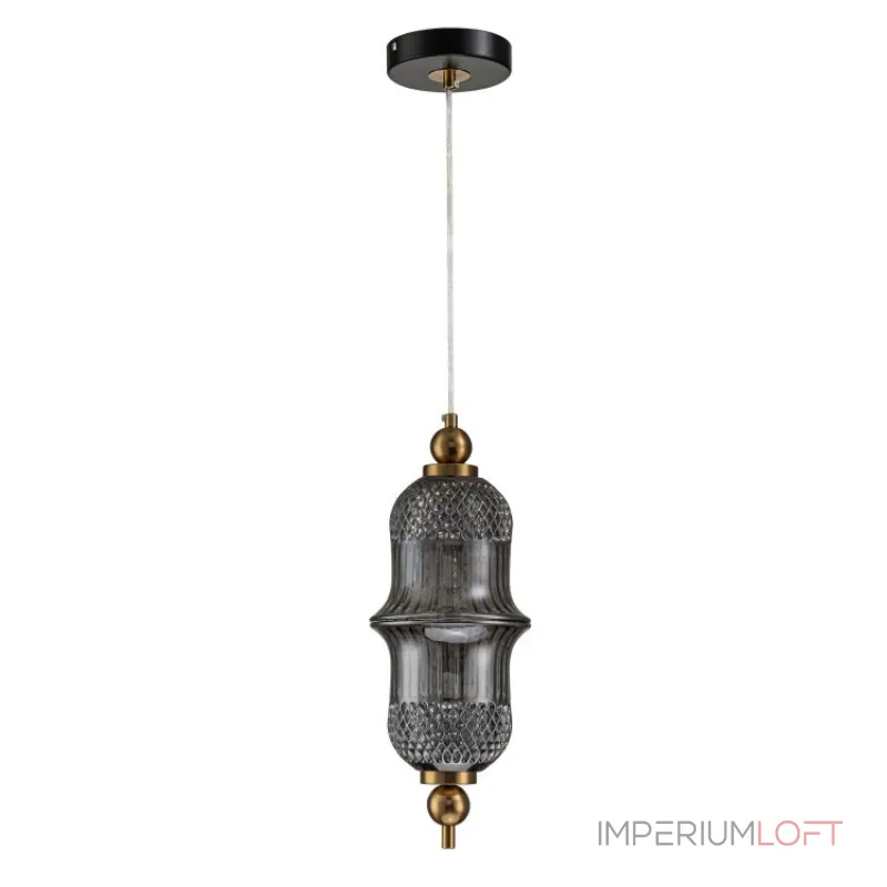 Светильник подвесной Belfast Herbison A1953 / B / A3 GR GL Золотой / Стекло / Серый от ImperiumLoft Светильник подвесной Belfast Herbison A1953 / B / A3 GR GL Золотой / Стекло / Серый от ImperiumLoft