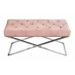 Банкетка ArtHomeDecor Cross ID-78 CR Pink