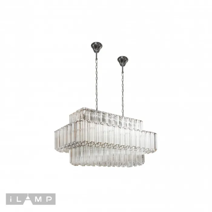 Подвесная люстра iLamp Destiny MD0267-14 CHROME+CLEAR от ImperiumLoft