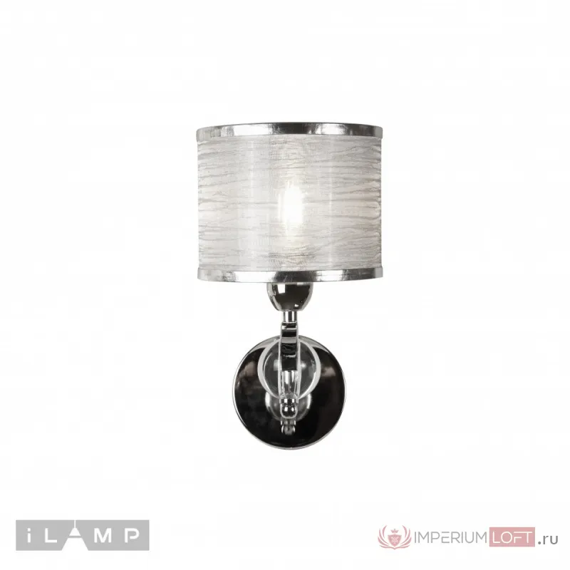 Настенный светильник iLamp Chelsea W2400-1 Nickel от ImperiumLoft