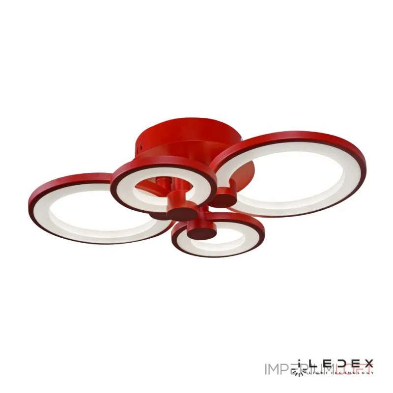 Потолочная люстра iLedex Ring A001/4 Красный