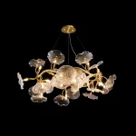 Подвесная люстра iLAMP Savage 9070-D800 GD