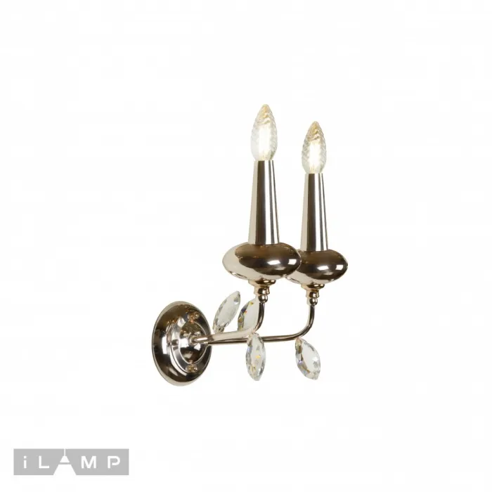 Настенный светильник iLamp Dames B1020-2 Золотой от ImperiumLoft