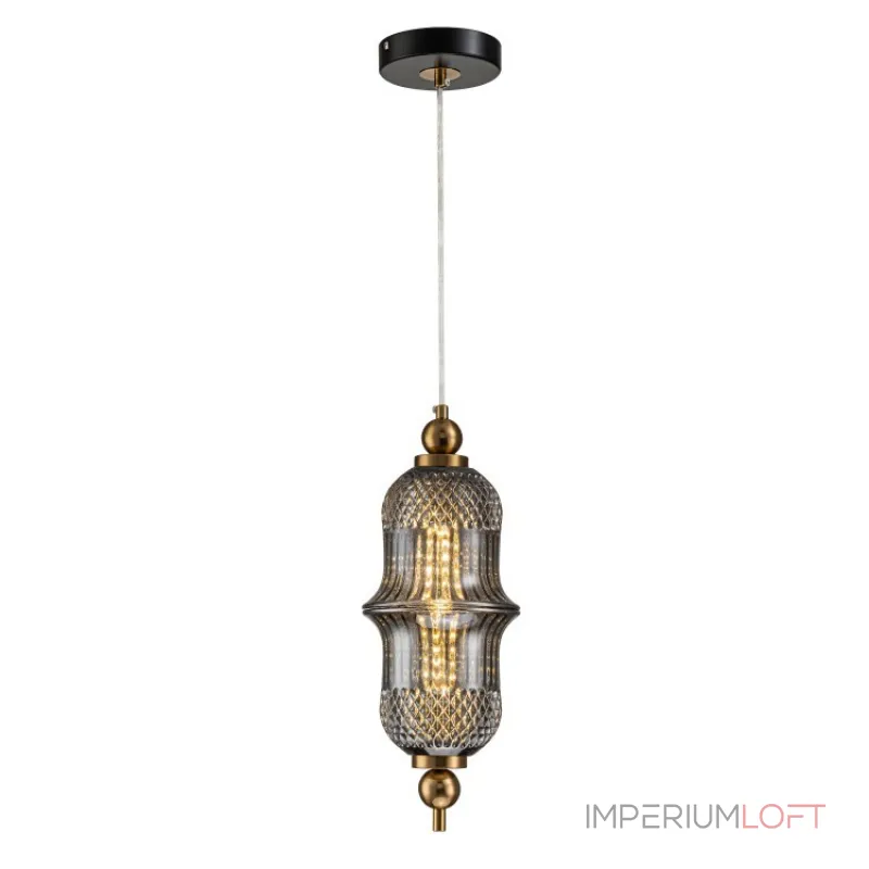 Светильник подвесной Belfast Herbison A1953 / B / A3 GR GL Золотой / Стекло / Серый от ImperiumLoft Светильник подвесной Belfast Herbison A1953 / B / A3 GR GL Золотой / Стекло / Серый от ImperiumLoft