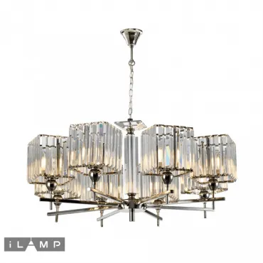 Подвесной светильник iLamp STATEN ISLAND P9514-8 NICKEL от ImperiumLoft