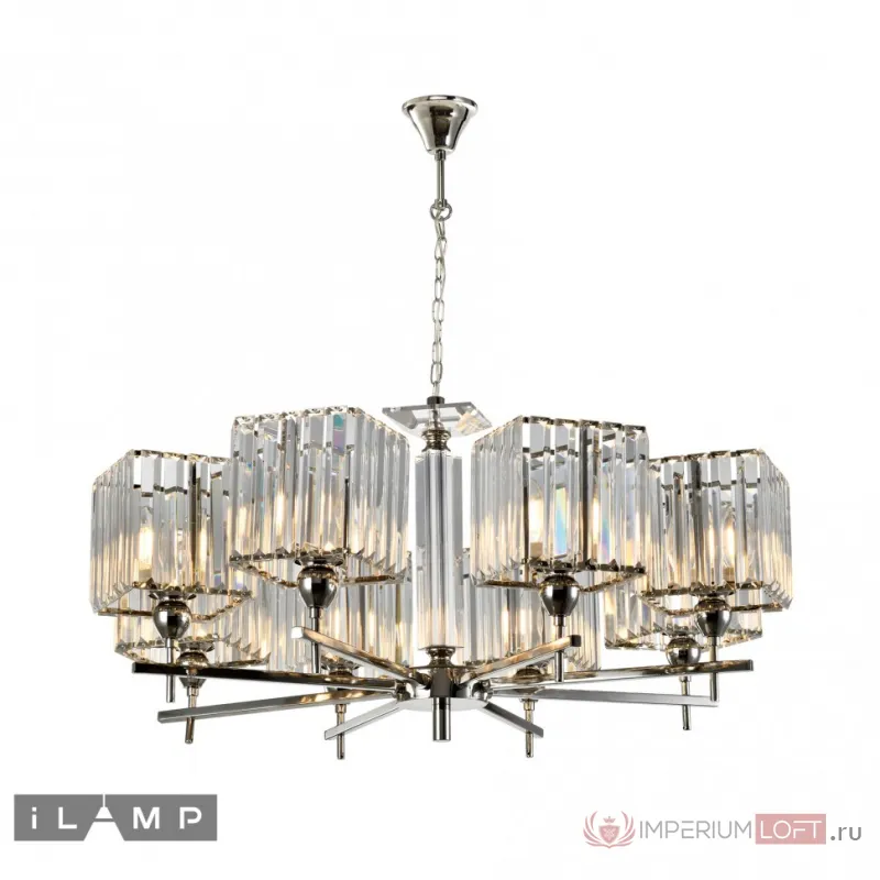 Подвесной светильник iLamp STATEN ISLAND P9514-8 NICKEL от ImperiumLoft