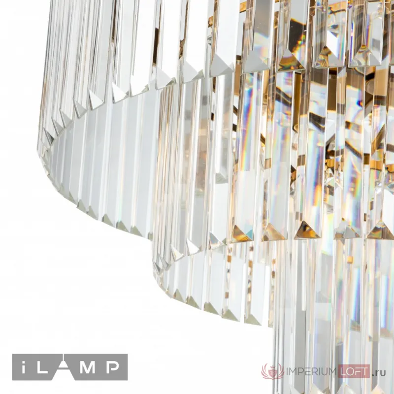 Подвесная люстра iLamp Triumph 7383/8P BRASS от ImperiumLoft