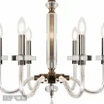 Подвесная люстра iLamp Vibe P9474-6 Nickel