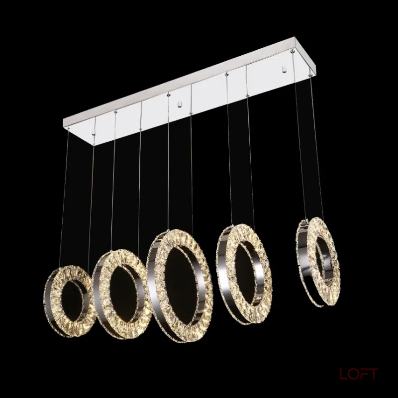 Подвесной светильник iLEDEX Crystal ice 4460-5 72W CR