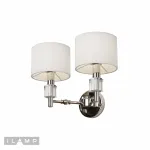 Настенный светильник iLamp Alexa W2404-2 Nickel от ImperiumLoft