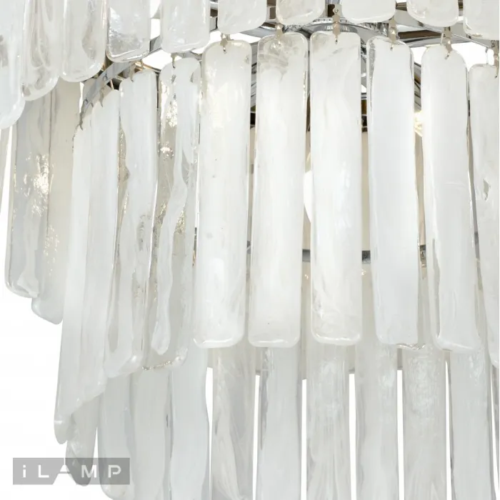 Подвесная люстра iLamp Ice 10529-5+1P Хром от ImperiumLoft