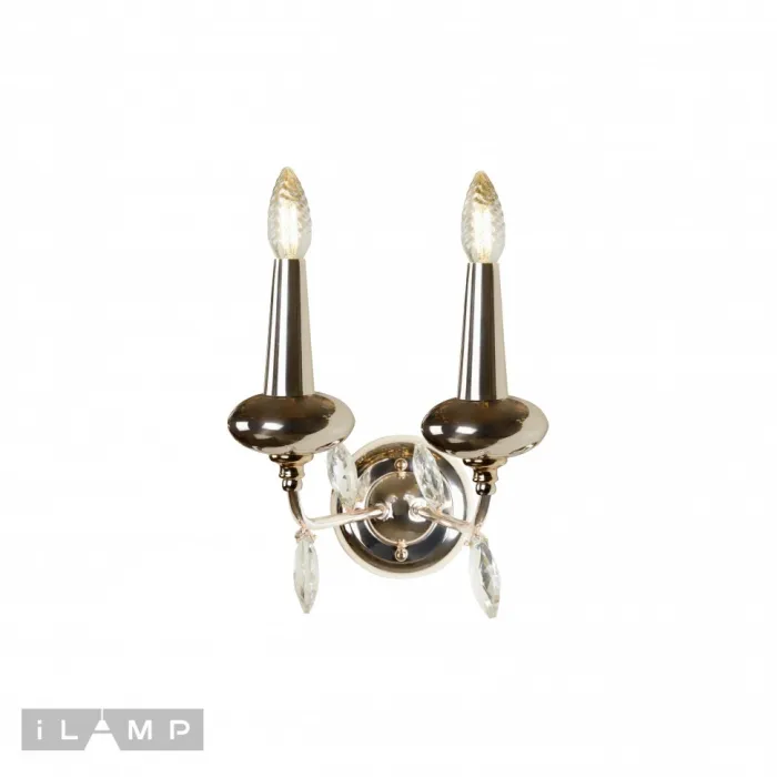 Настенный светильник iLamp Dames B1020-2 Золотой от ImperiumLoft