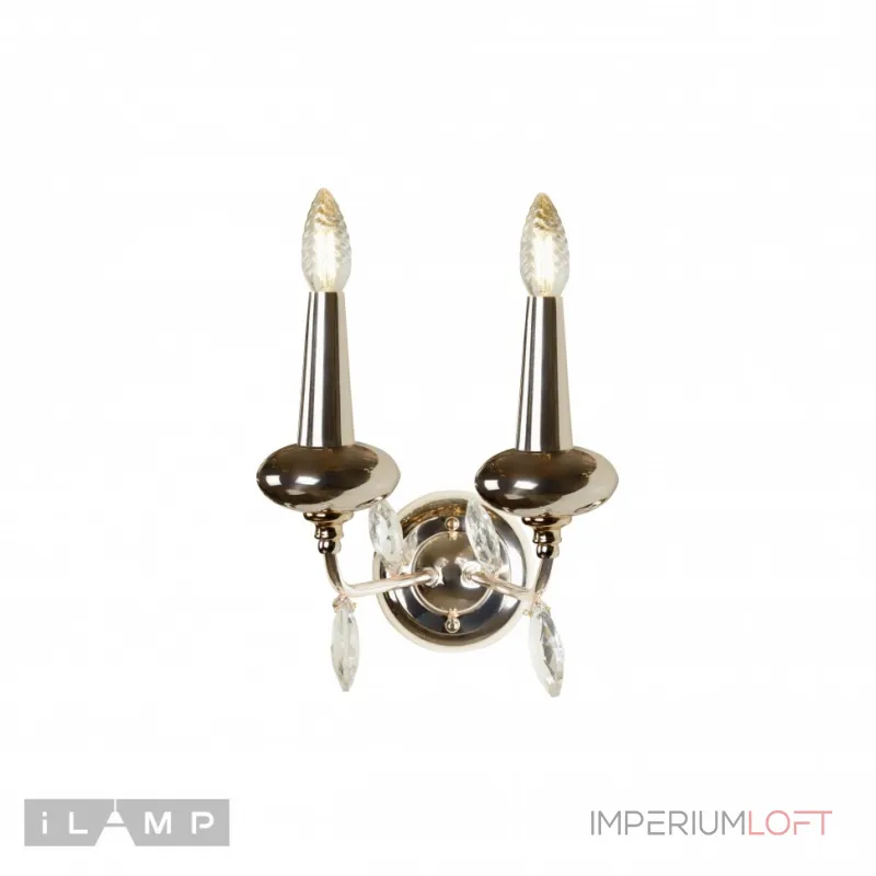 Настенный светильник iLamp Dames B1020-2 Золотой от ImperiumLoft Настенный светильник iLamp Dames B1020-2 Золотой от ImperiumLoft